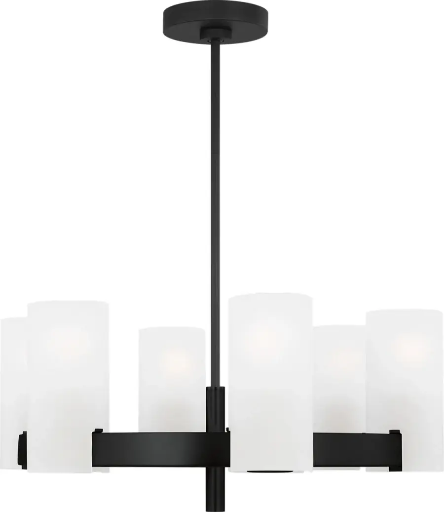 Rhode Medium Chandelier in Midnight Black - Image 2