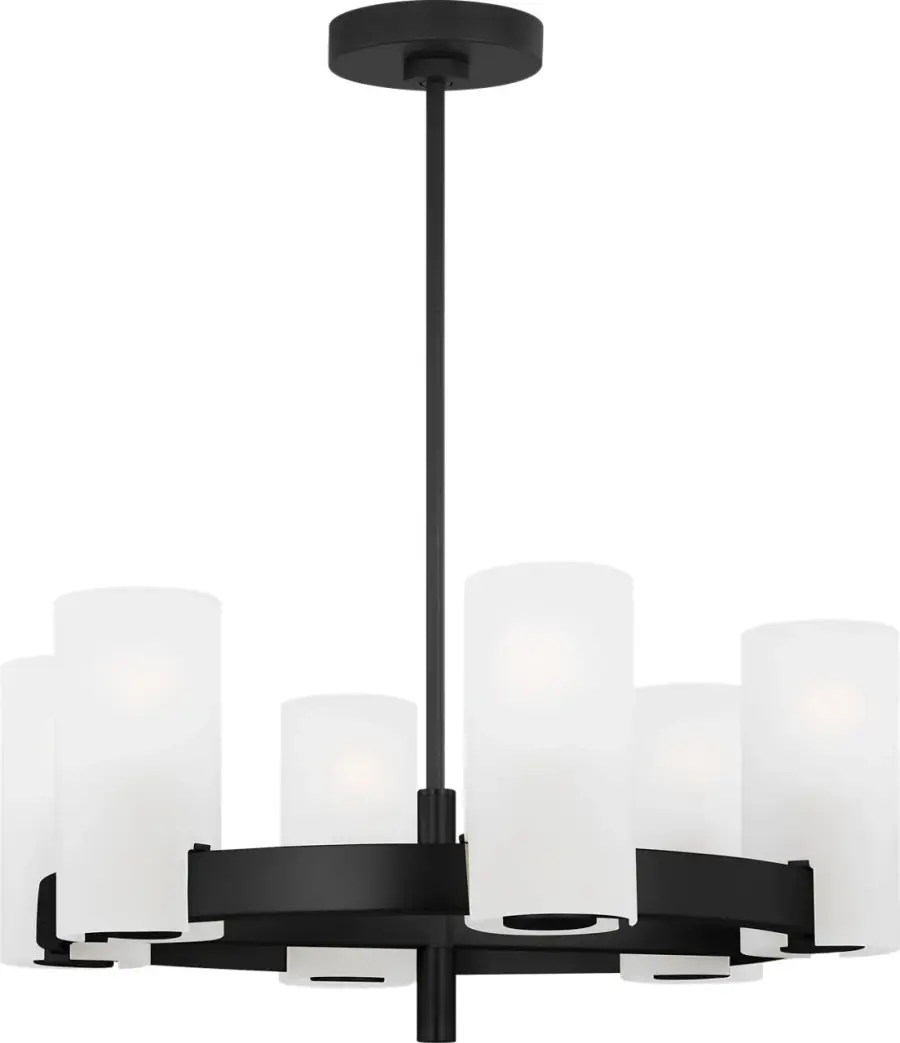 Rhode Medium Chandelier in Midnight Black - Image 3