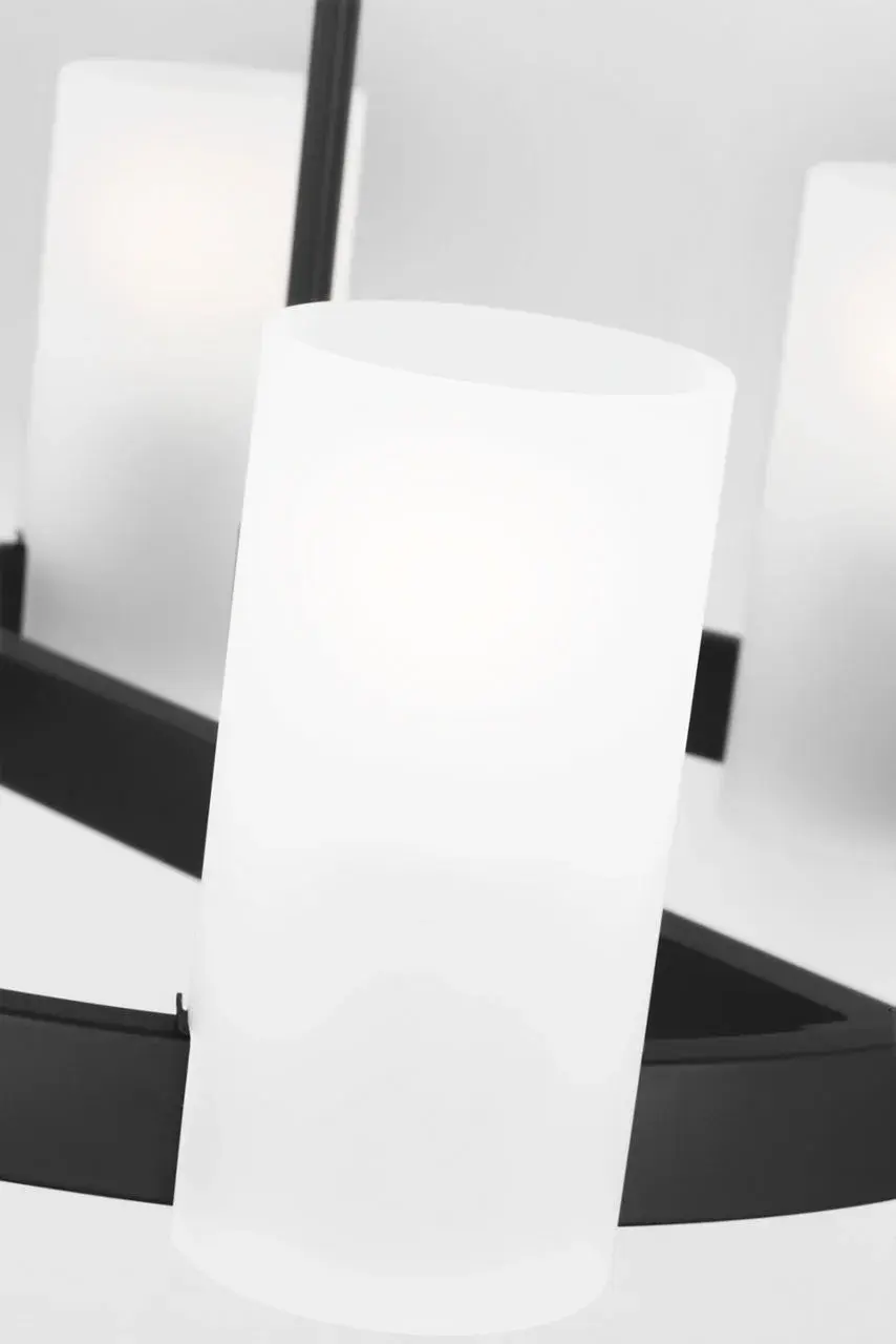 Rhode Medium Chandelier in Midnight Black - Image 8