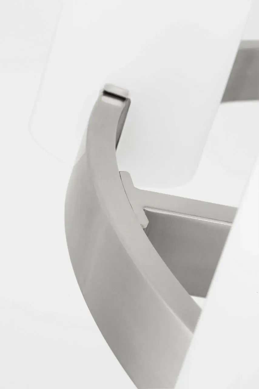 Rhode Large Chandelier in Brushed Steel - Image 5