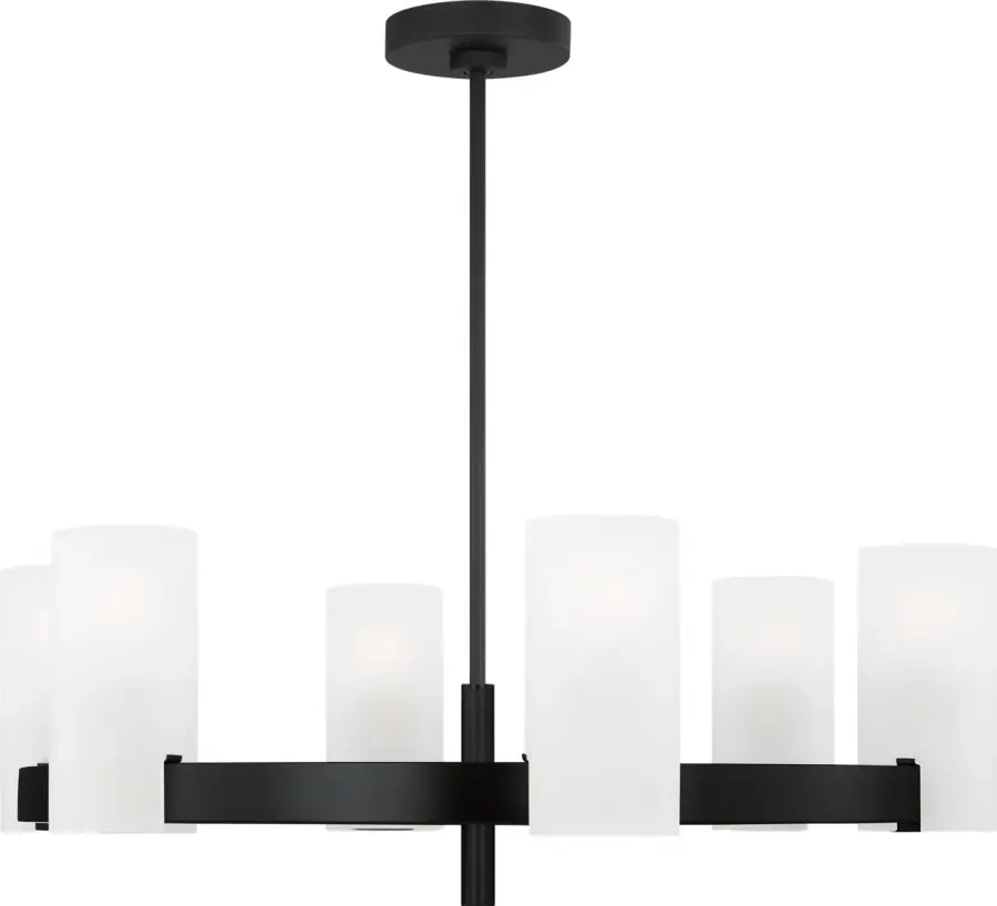 Rhode Large Chandelier in Midnight Black - Image 1