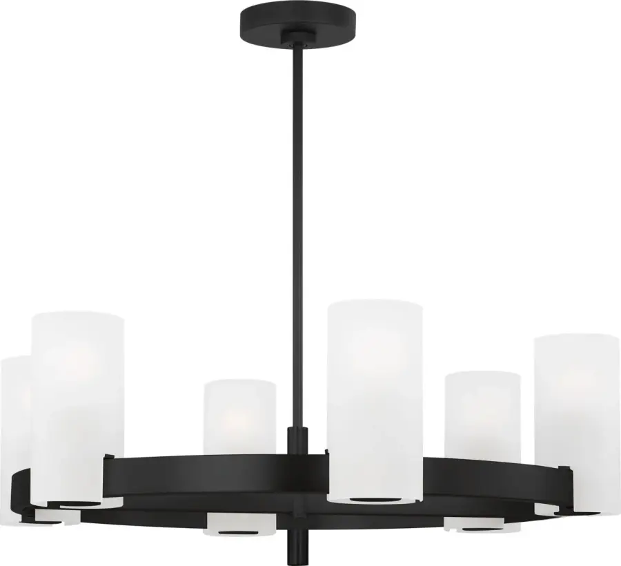 Rhode Large Chandelier in Midnight Black - Image 2