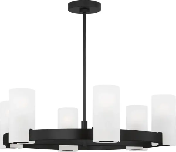 Rhode Large Chandelier in Midnight Black - Image 3