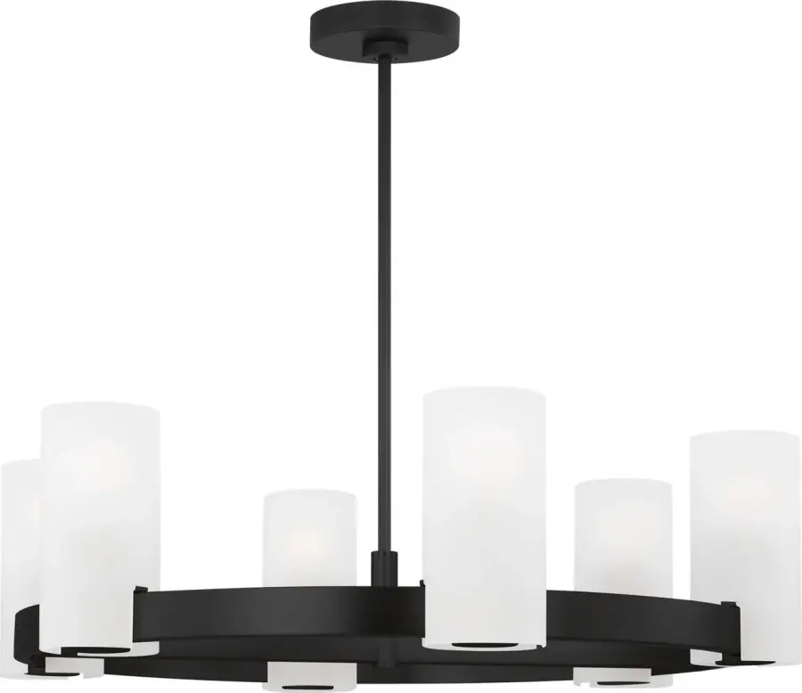 Rhode Large Chandelier in Midnight Black - Image 3