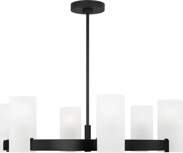 Rhode Large Chandelier in Midnight Black - Image 4