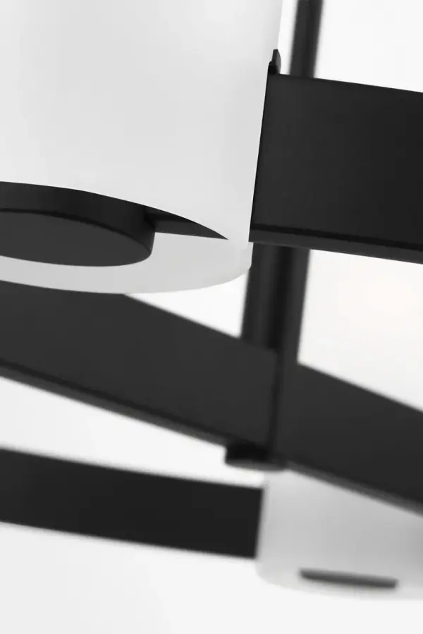 Rhode Large Chandelier in Midnight Black - Image 5