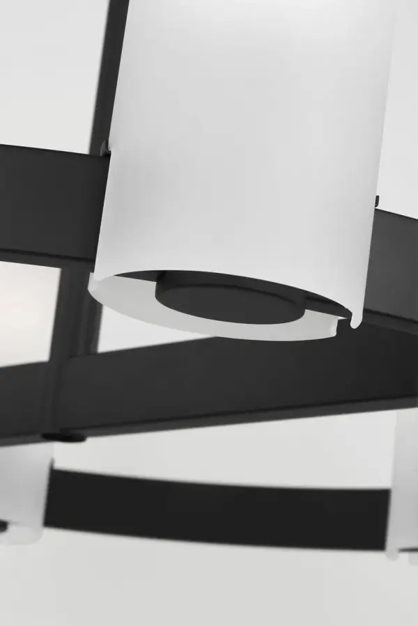 Rhode Large Chandelier in Midnight Black - Image 8