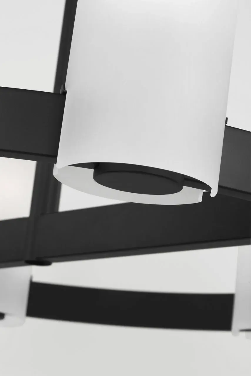 Rhode Large Chandelier in Midnight Black - Image 8