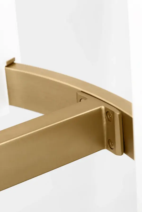 Rhode Large Chandelier in Satin Brass - Image 7