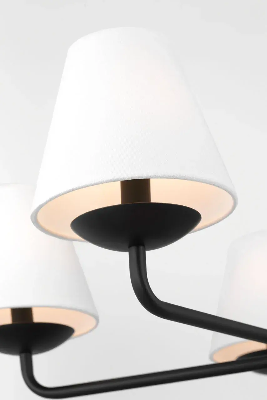 Albion Medium Chandelier in Midnight Black - Image 7