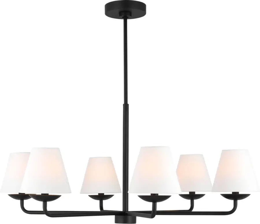 Albion Large Chandelier in Midnight Black - Image 1