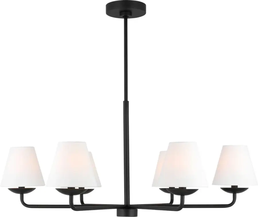 Albion Large Chandelier in Midnight Black - Image 2