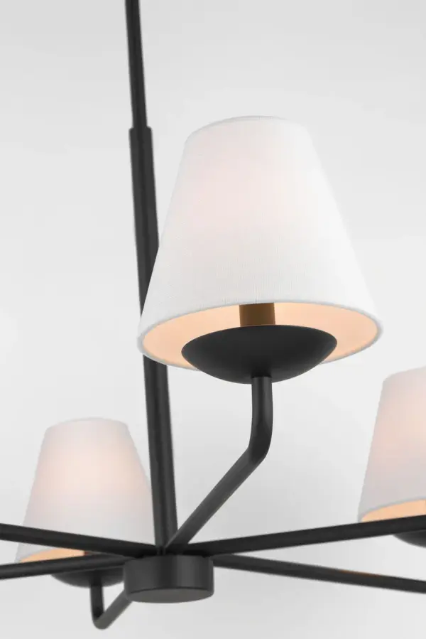 Albion Large Chandelier in Midnight Black - Image 4