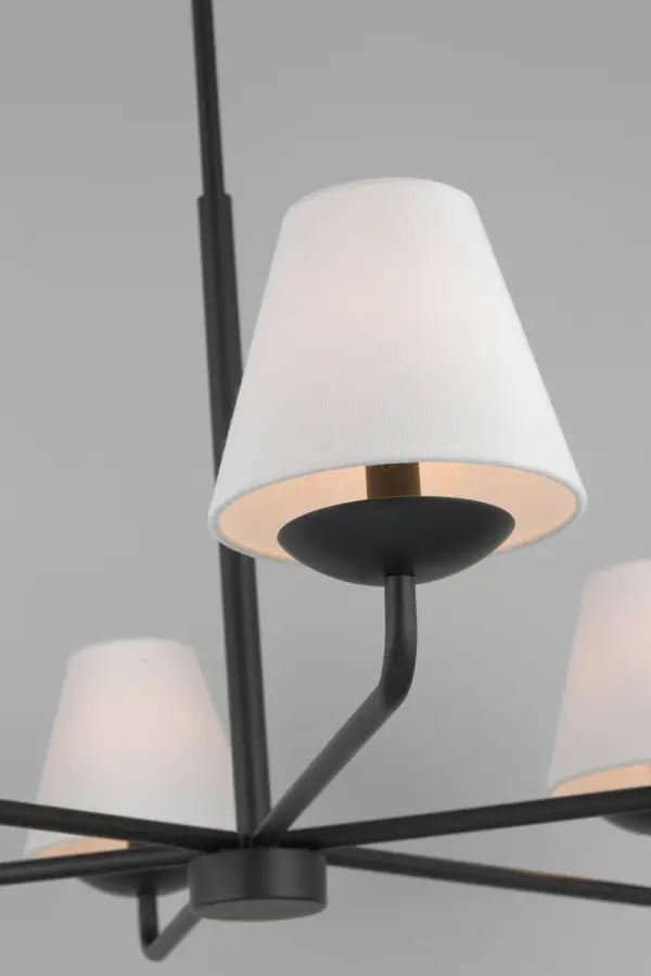 Albion Large Chandelier in Midnight Black - Image 5