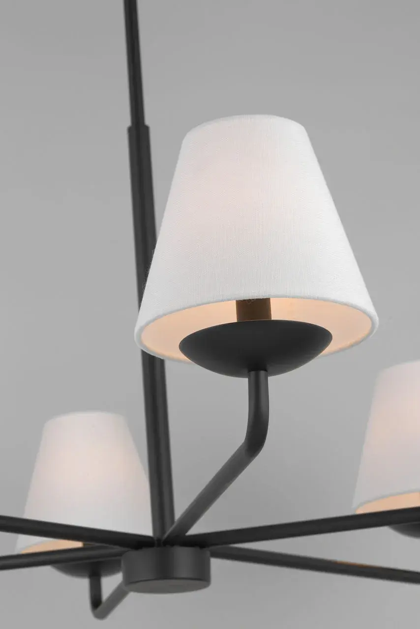 Albion Large Chandelier in Midnight Black - Image 5