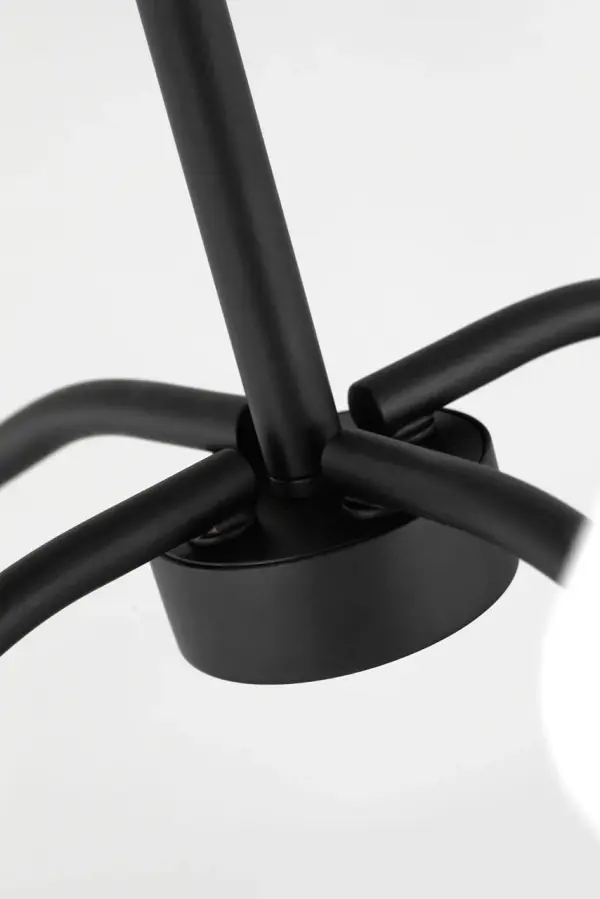 Eldon Medium Chandelier in Midnight Black - Image 4