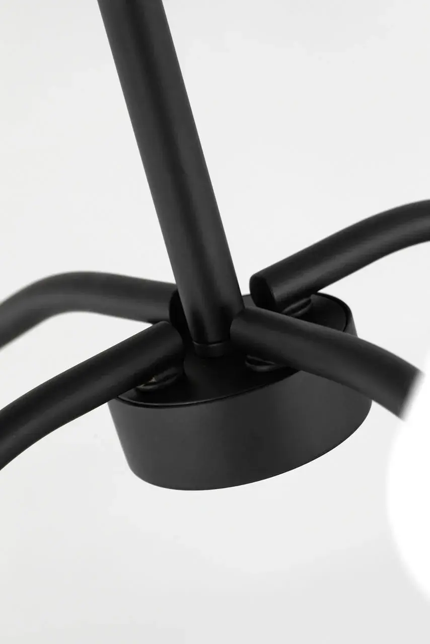 Eldon Medium Chandelier in Midnight Black - Image 4