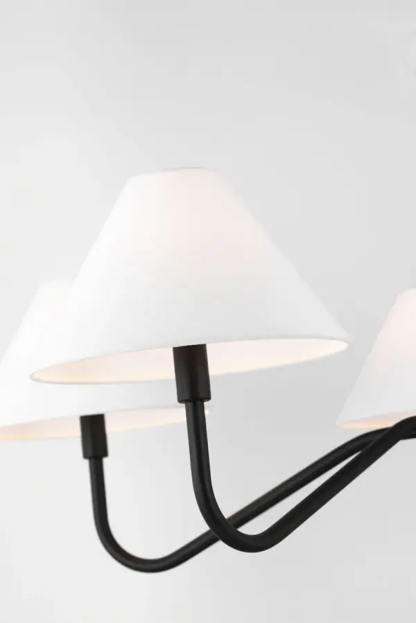 Eldon Large Chandelier in Midnight Black - Image 3