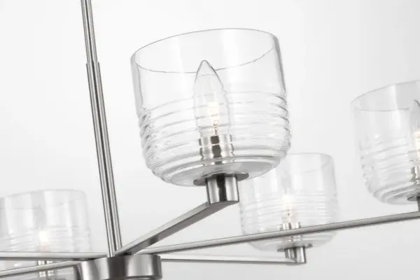 Lochdale Large Chandelier in Brushed Nickel - Image 6