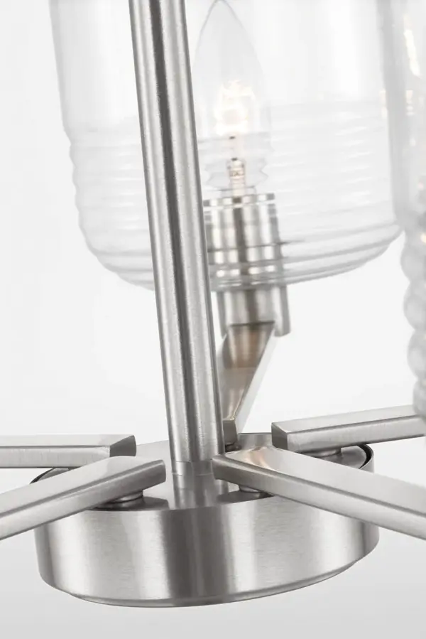 Lochdale Medium Chandelier in Brushed Nickel - Image 3