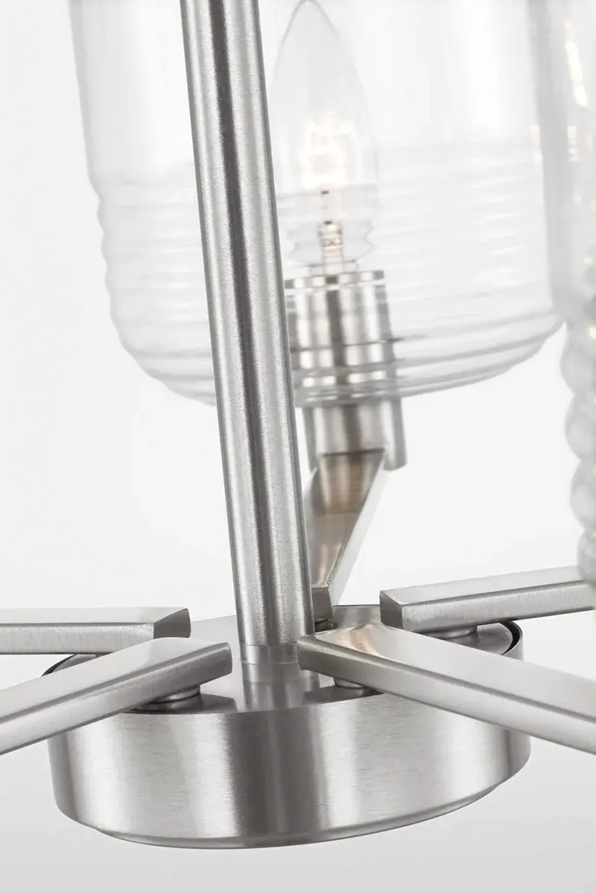 Lochdale Medium Chandelier in Brushed Nickel - Image 3