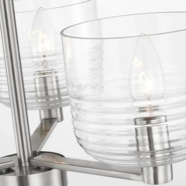 Lochdale Small Chandelier in Brushed Nickel - Image 7