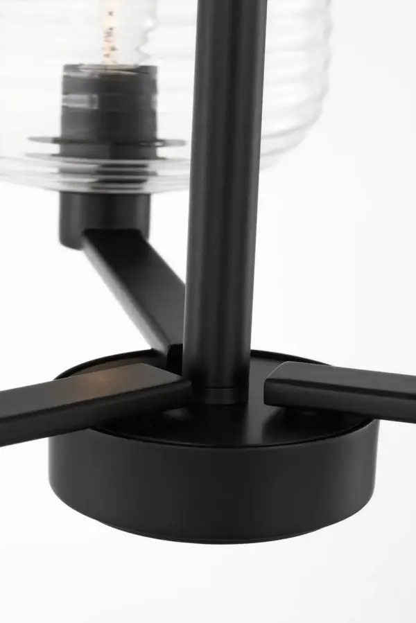 Lochdale Small Chandelier in Midnight Black - Image 3