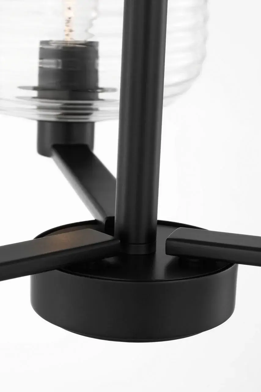 Lochdale Small Chandelier in Midnight Black - Image 3