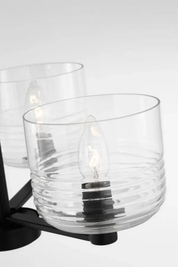 Lochdale Small Chandelier in Midnight Black - Image 4