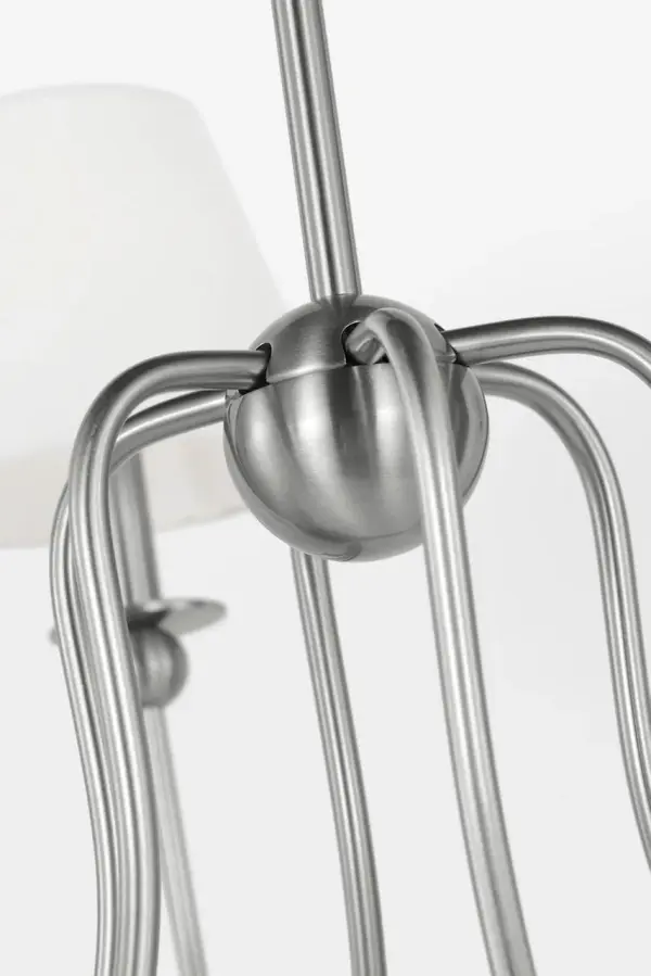 Elsay Large Chandelier in Brushed Nickel - Image 3
