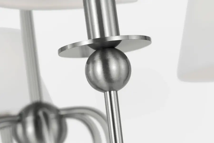 Elsay Large Chandelier in Brushed Nickel - Image 4
