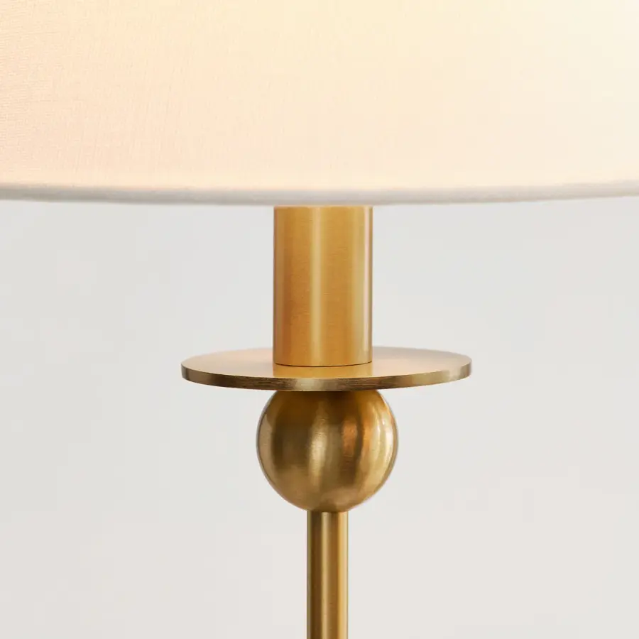 Elsay Large Chandelier in Satin Brass - Image 6