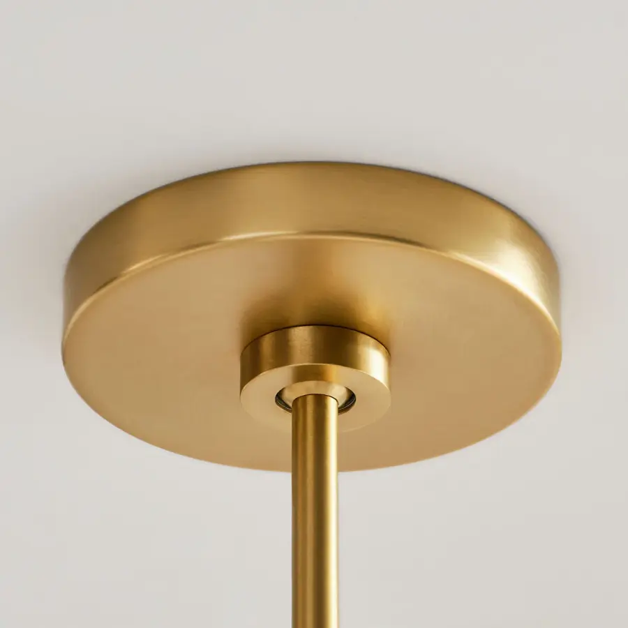 Elsay Large Chandelier in Satin Brass - Image 9