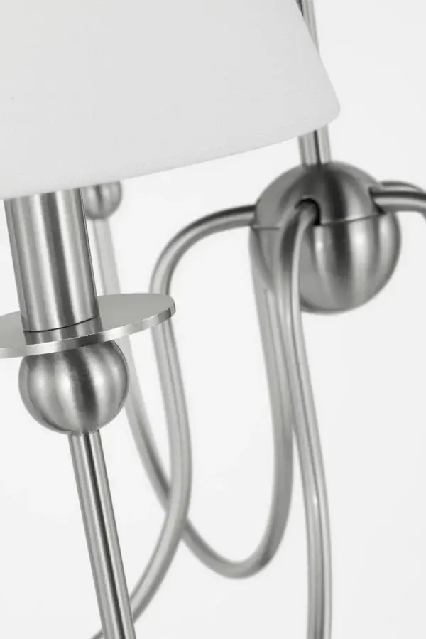 Elsay Medium Chandelier in Brushed Nickel - Image 3