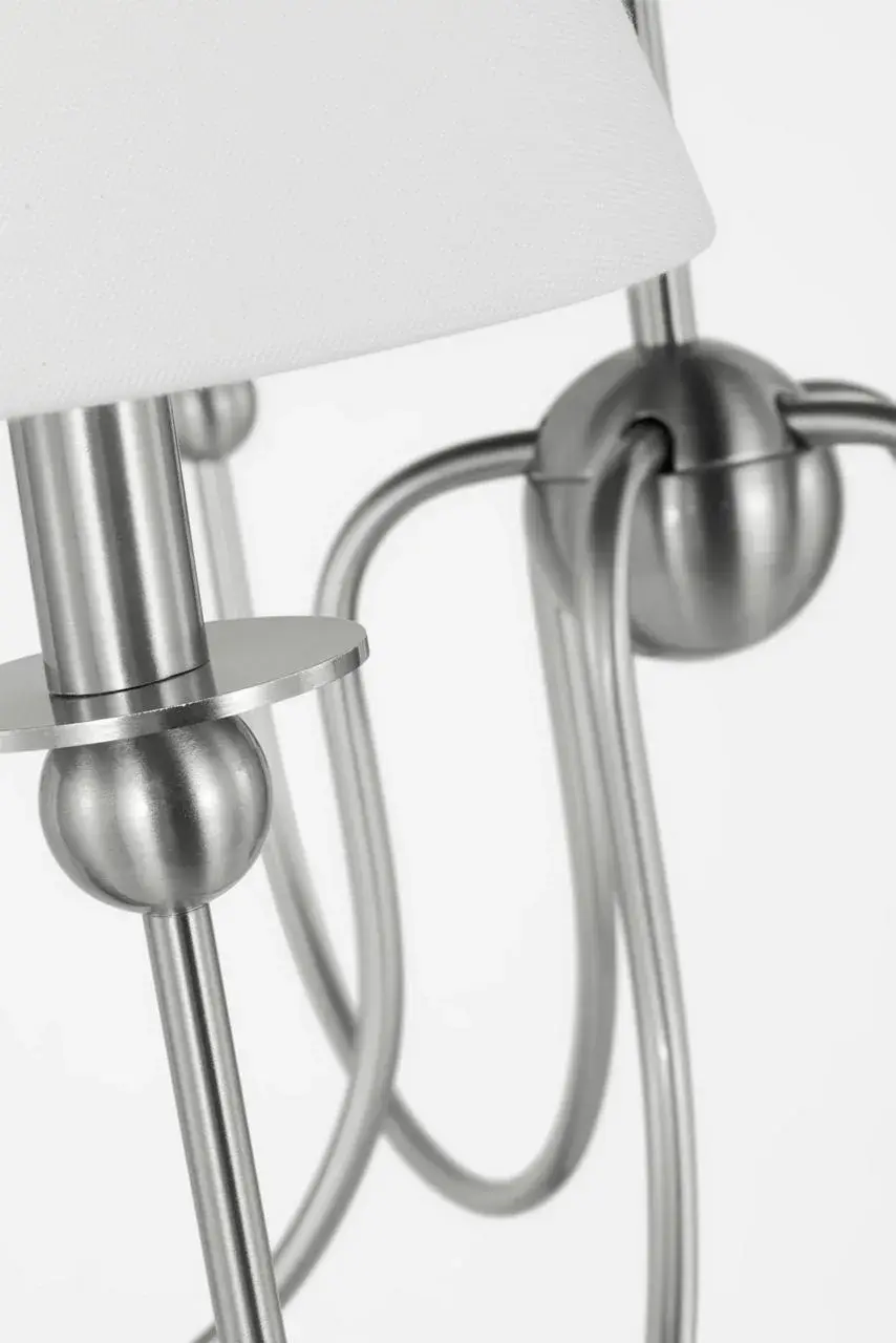 Elsay Medium Chandelier in Brushed Nickel - Image 3
