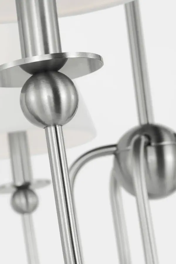 Elsay Medium Chandelier in Brushed Nickel - Image 4