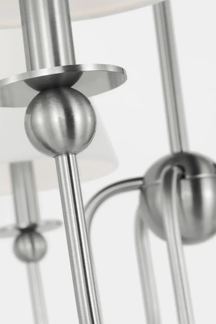 Elsay Medium Chandelier in Brushed Nickel - Image 4