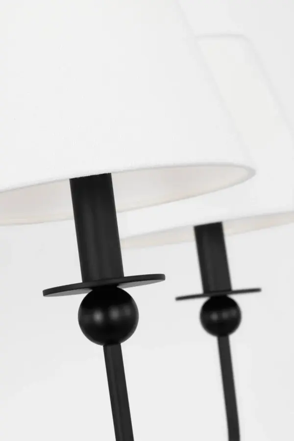 Elsay Medium Chandelier in Midnight Black - Image 3