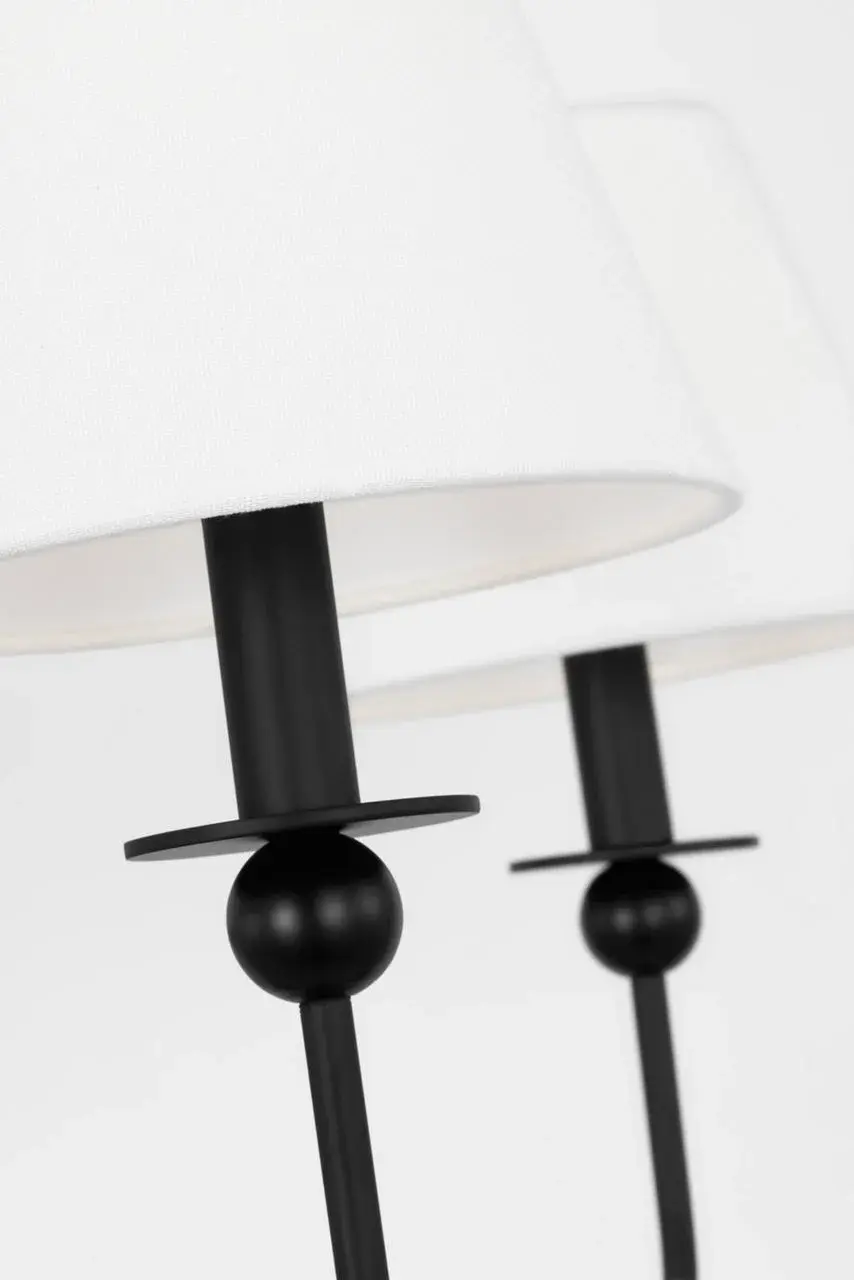 Elsay Medium Chandelier in Midnight Black - Image 3