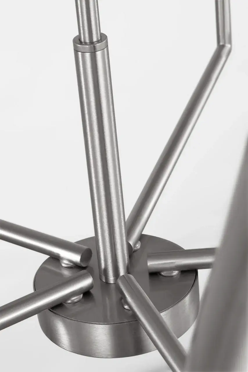 Ender Medium Chandelier in Brushed Nickel - Image 4