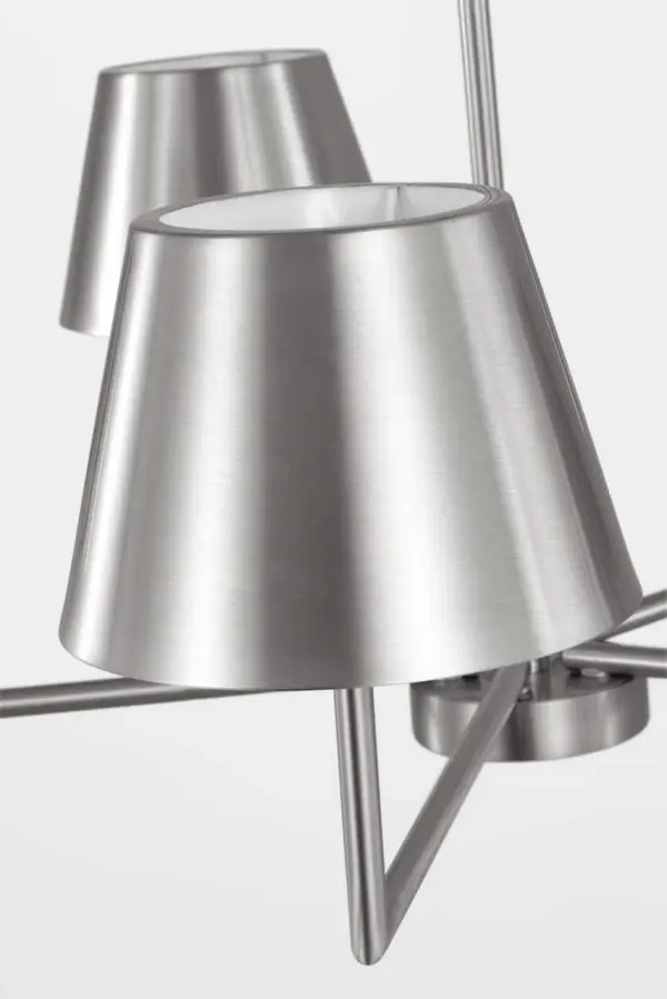 Ender Medium Chandelier in Brushed Nickel - Image 5