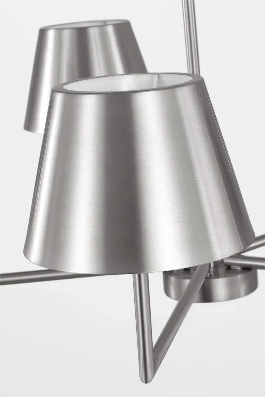 Ender Medium Chandelier in Brushed Nickel - Image 5