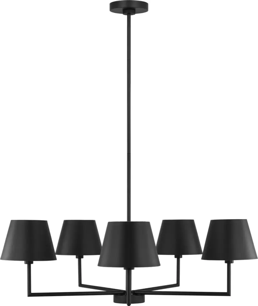 Ender Medium Chandelier in Midnight Black - Image 1