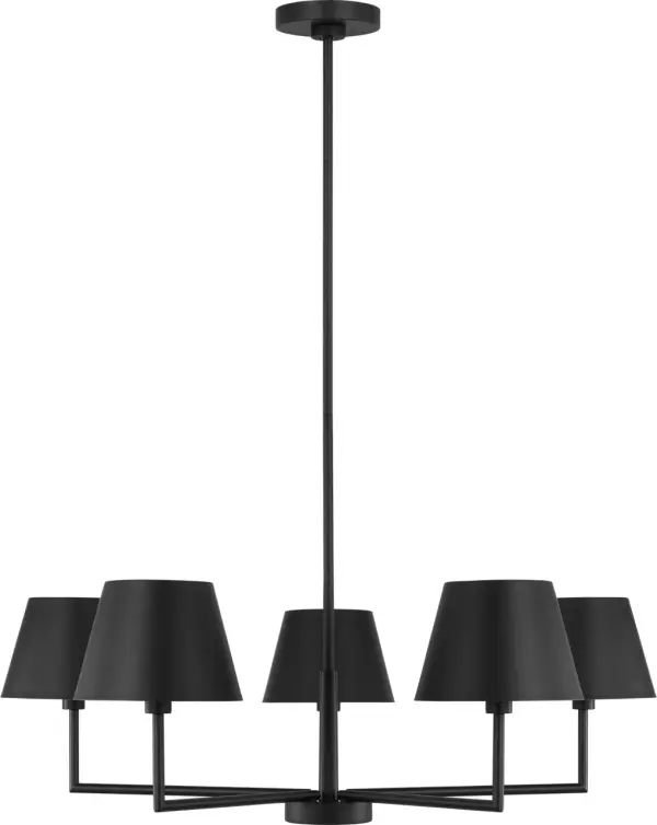 Ender Medium Chandelier in Midnight Black - Image 3