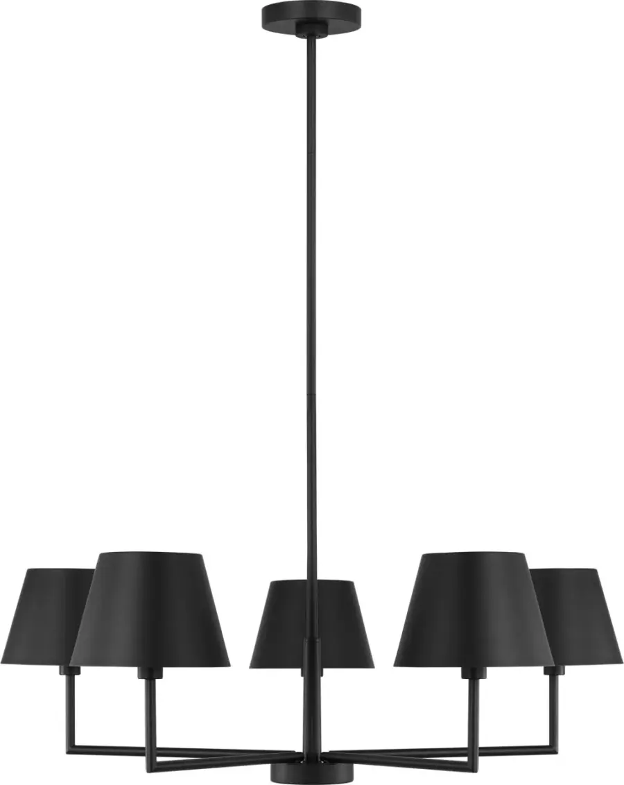 Ender Medium Chandelier in Midnight Black - Image 3