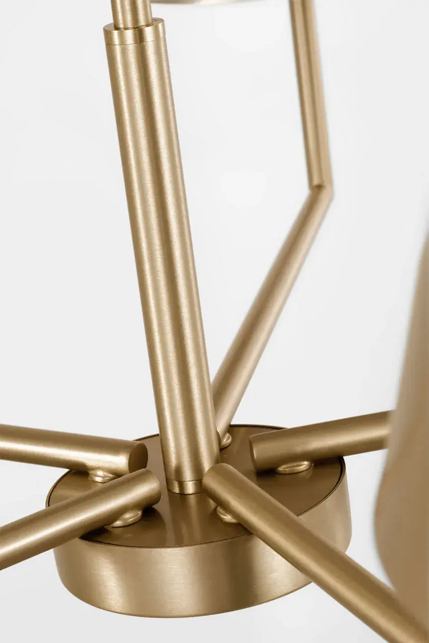 Ender Medium Chandelier in Satin Brass - Image 5