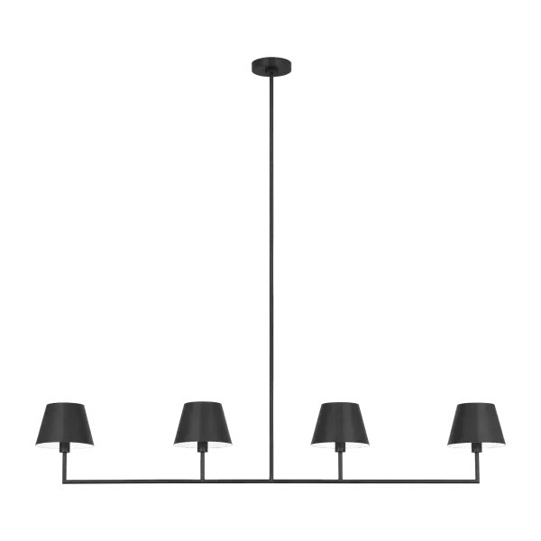 Ender Large Linear Chandelier in Midnight Black - Image 5