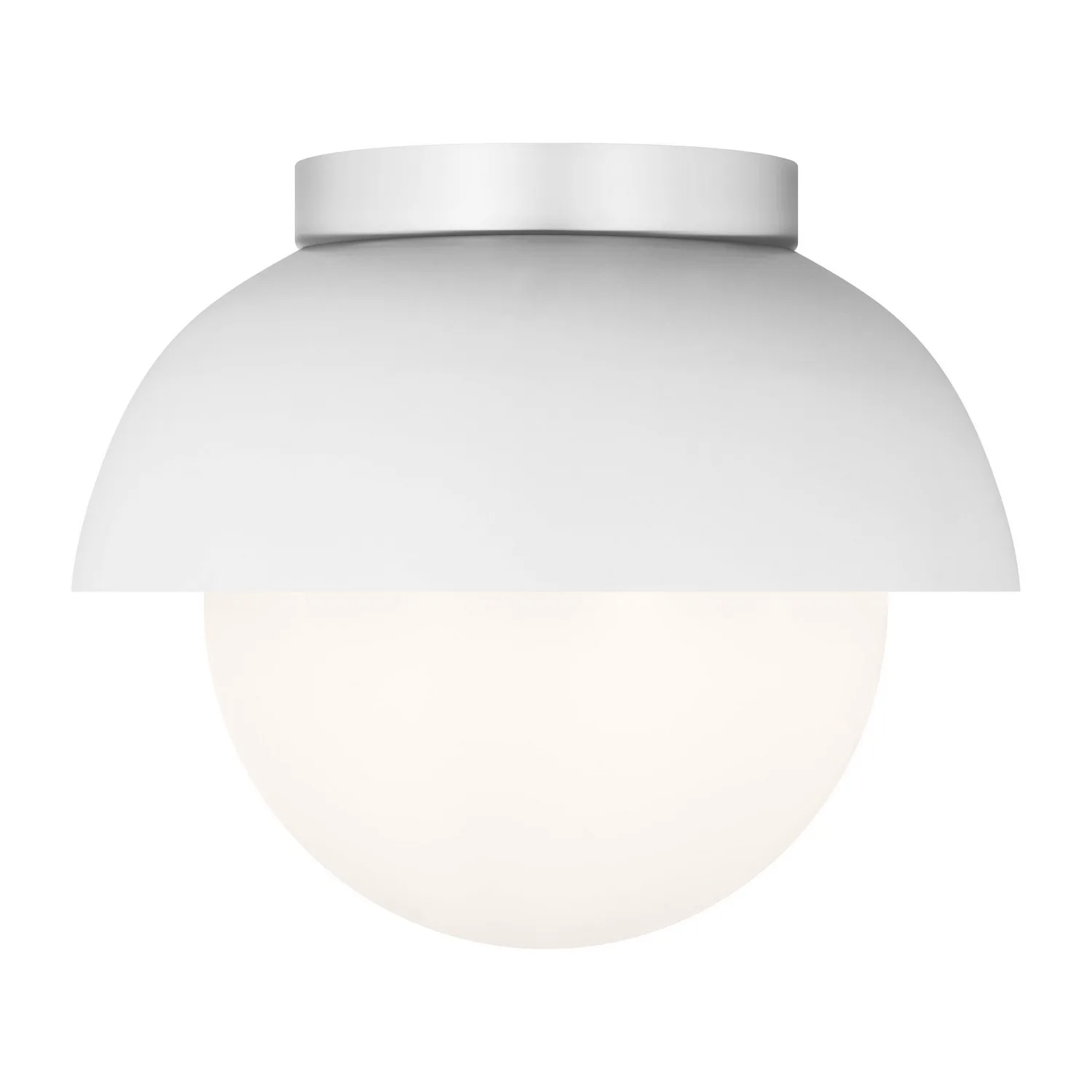 Hyde One Light Flush Mount in Matte White