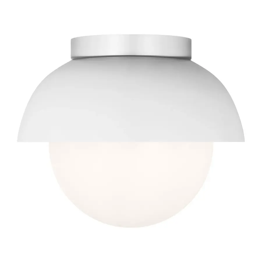 Hyde One Light Flush Mount in Matte White
