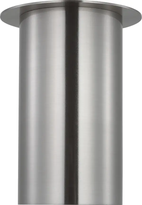 The Archer Small Flush Mount delivers modern simplicity with its clean cylindrical design and brushed steel finish. Damp-rated for bathroom use, this compact fixture offers versatile placement options and subtle sophistication.